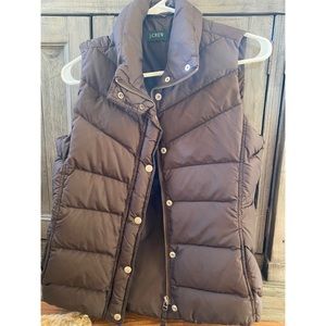 J Crew down filled Puffer Vest